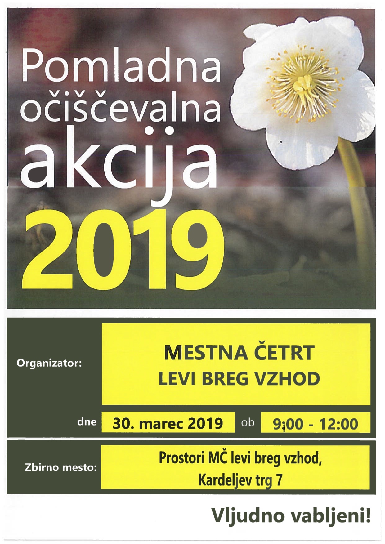 Pomladna očiščevalna akcija 2019