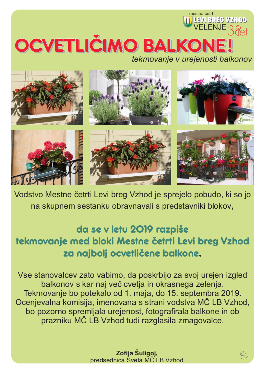 Ocvetličimo balkone